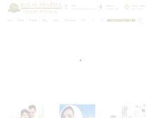 Tablet Screenshot of halal-pharma.com